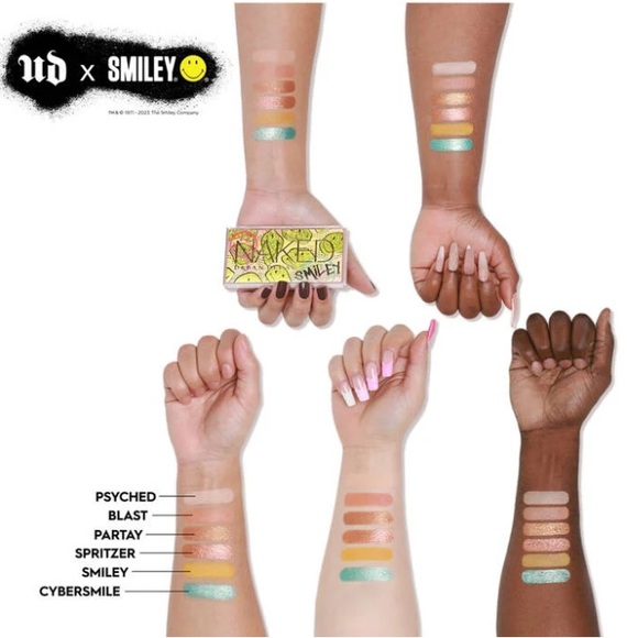 NEW IN BOX Urban Decay x Smiley Mini NAKED Eyeshadow Palette - Picture 5 of 7